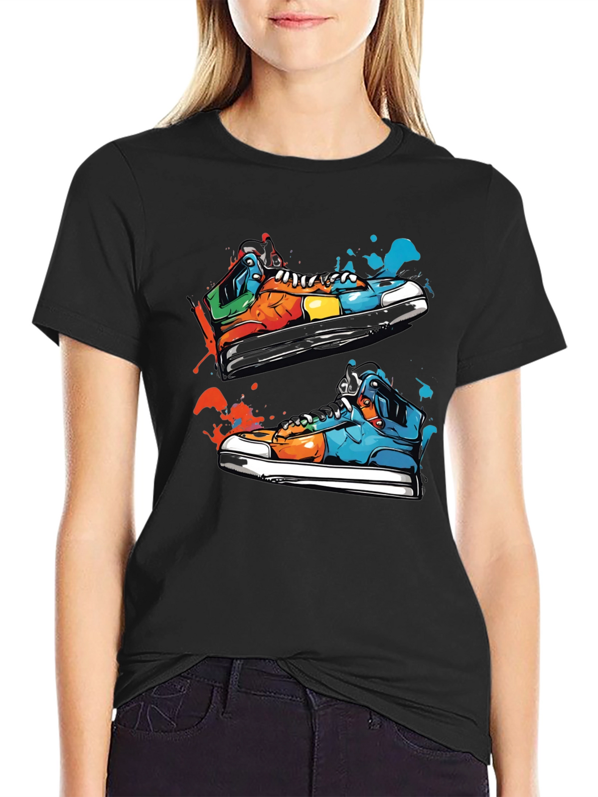 Sneaker Graphic T-Shirt: Stylish Streetwear Tee