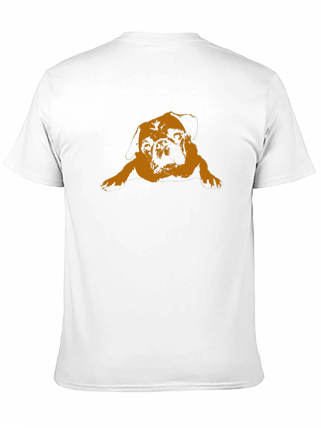Pug Graphic Tee - Relaxed Fit Black T-Shirt