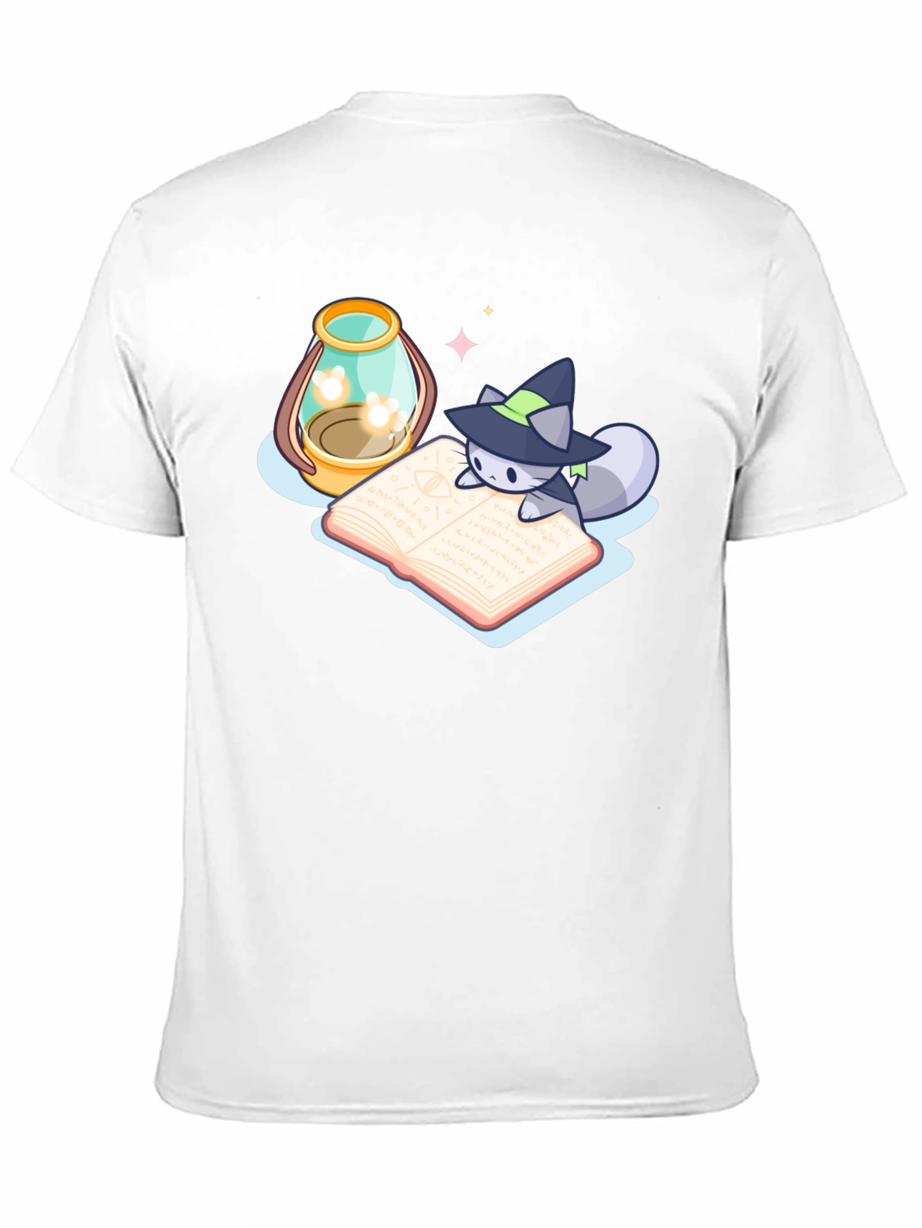 Wizard Cat T-Shirt - Black
