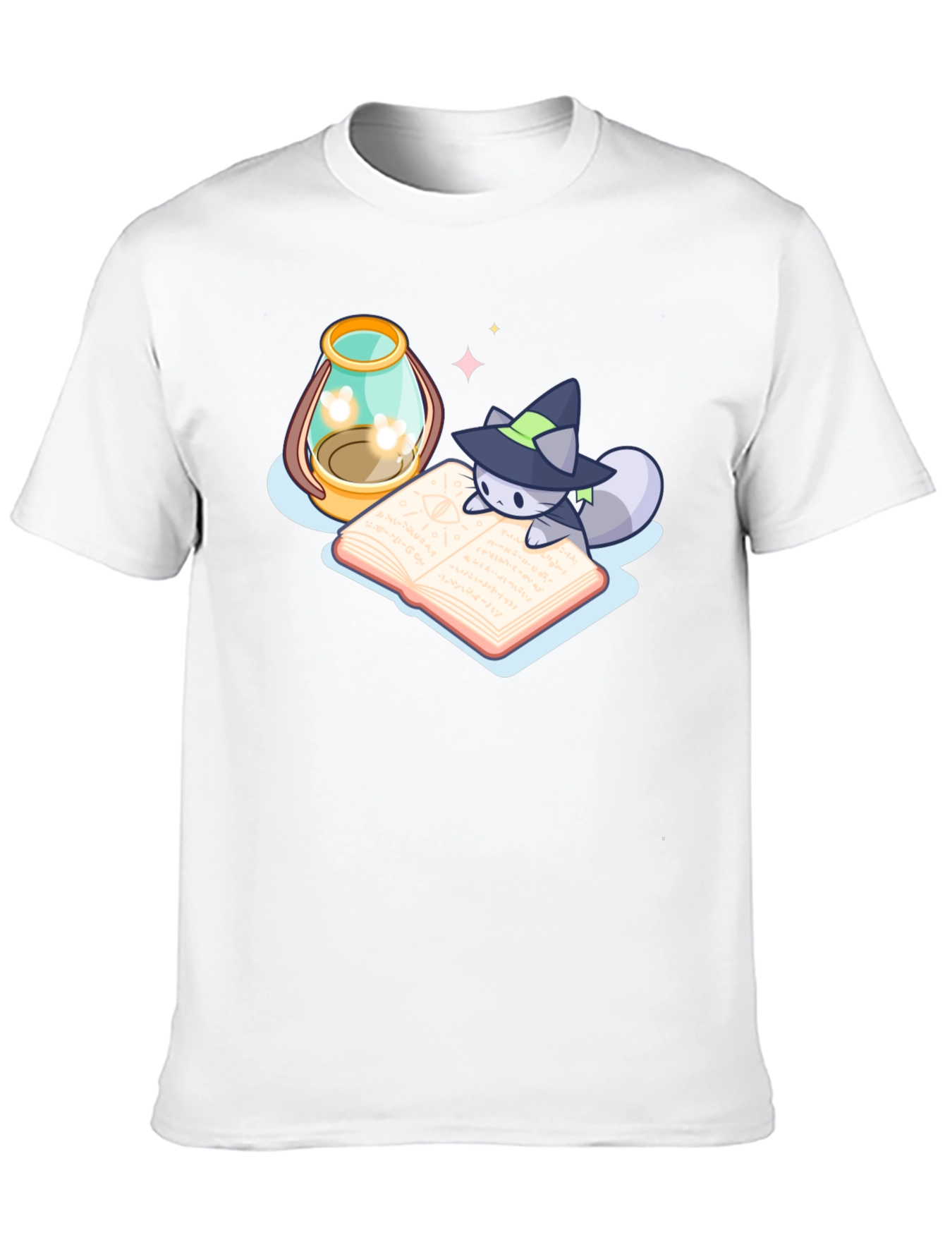 Wizard Cat T-Shirt - Black