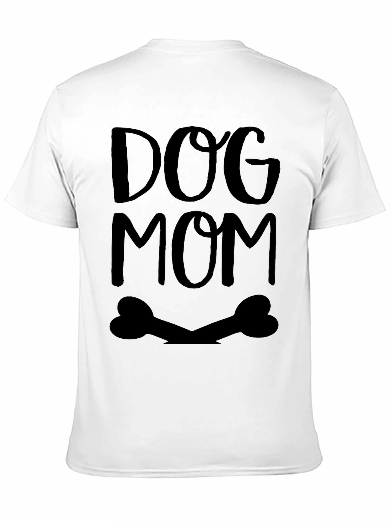Dog Mom Graphic Tee - Black Unisex T-Shirt