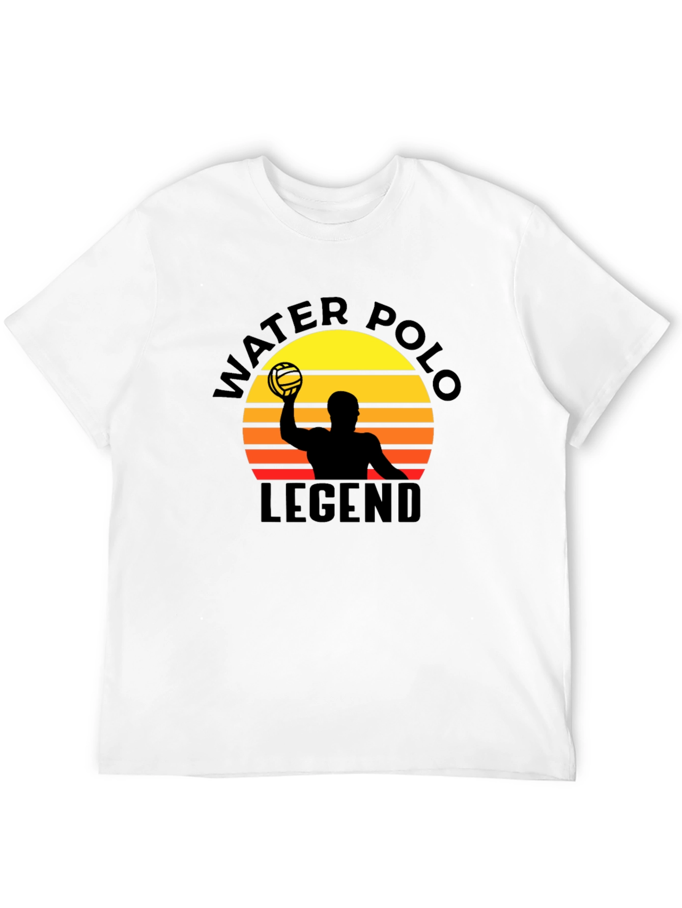 Water Polo Legend Graphic Tee - Sunset Design