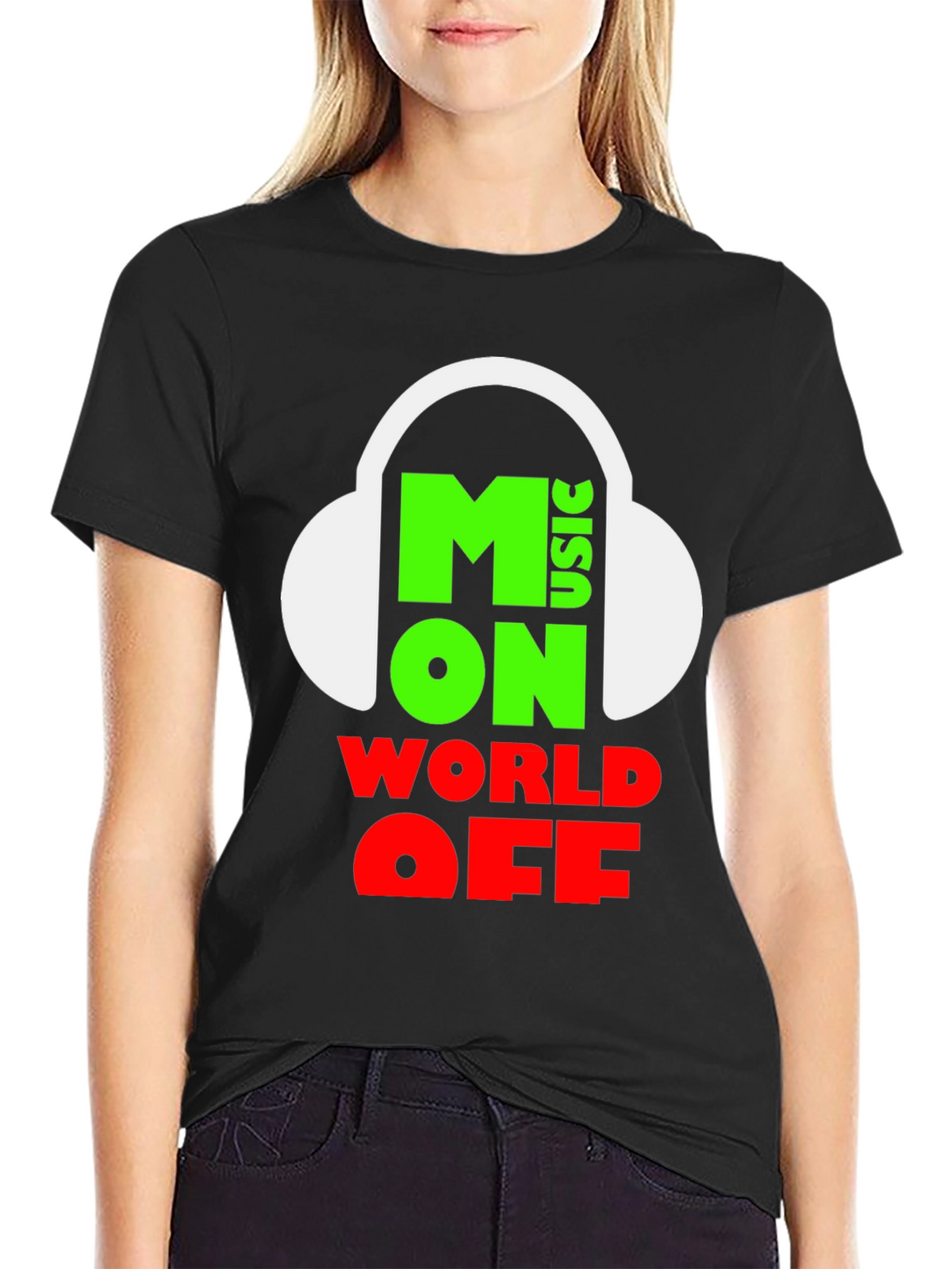 Moon Music World Off T-Shirt