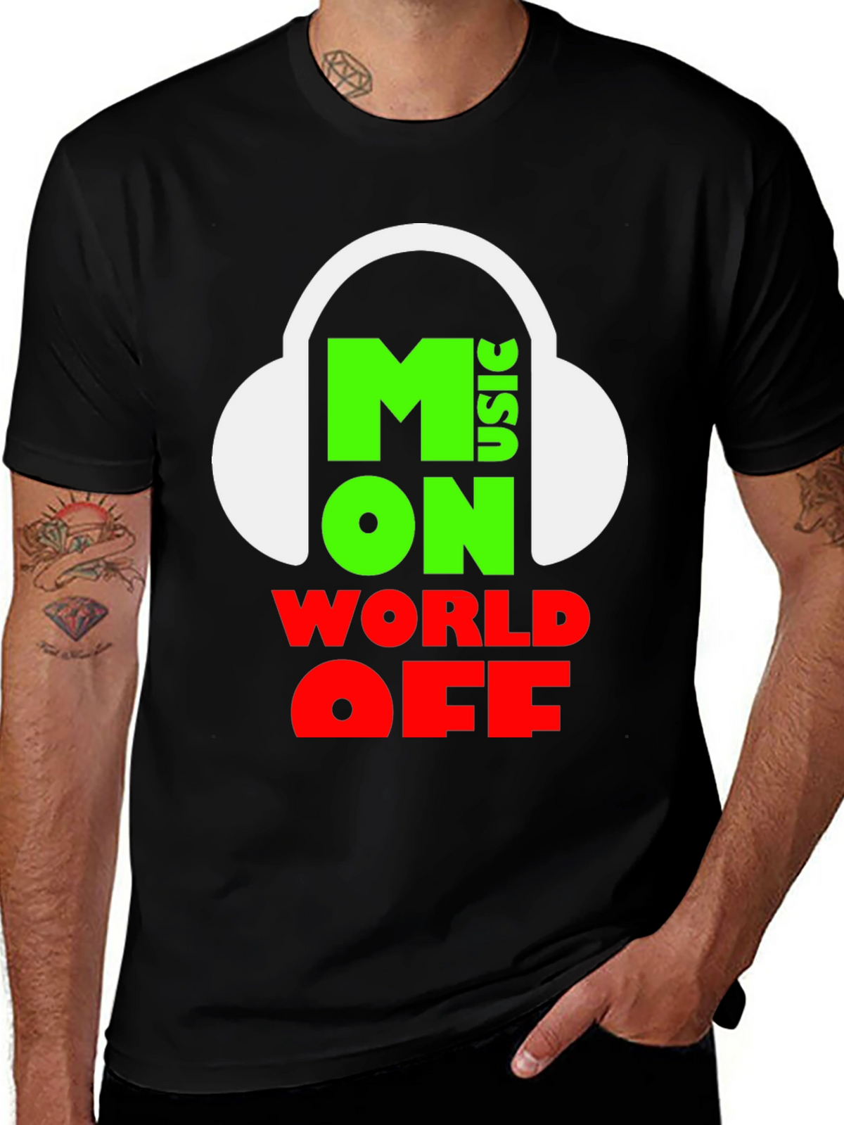 Moon Music World Off T-Shirt