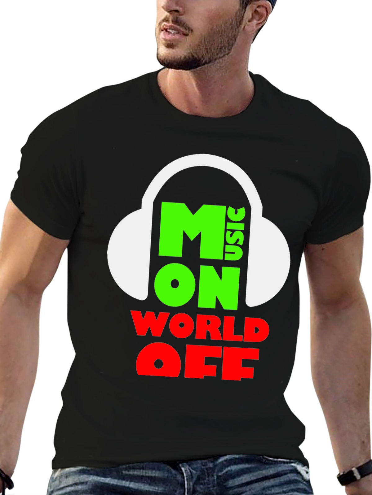 Moon Music World Off T-Shirt