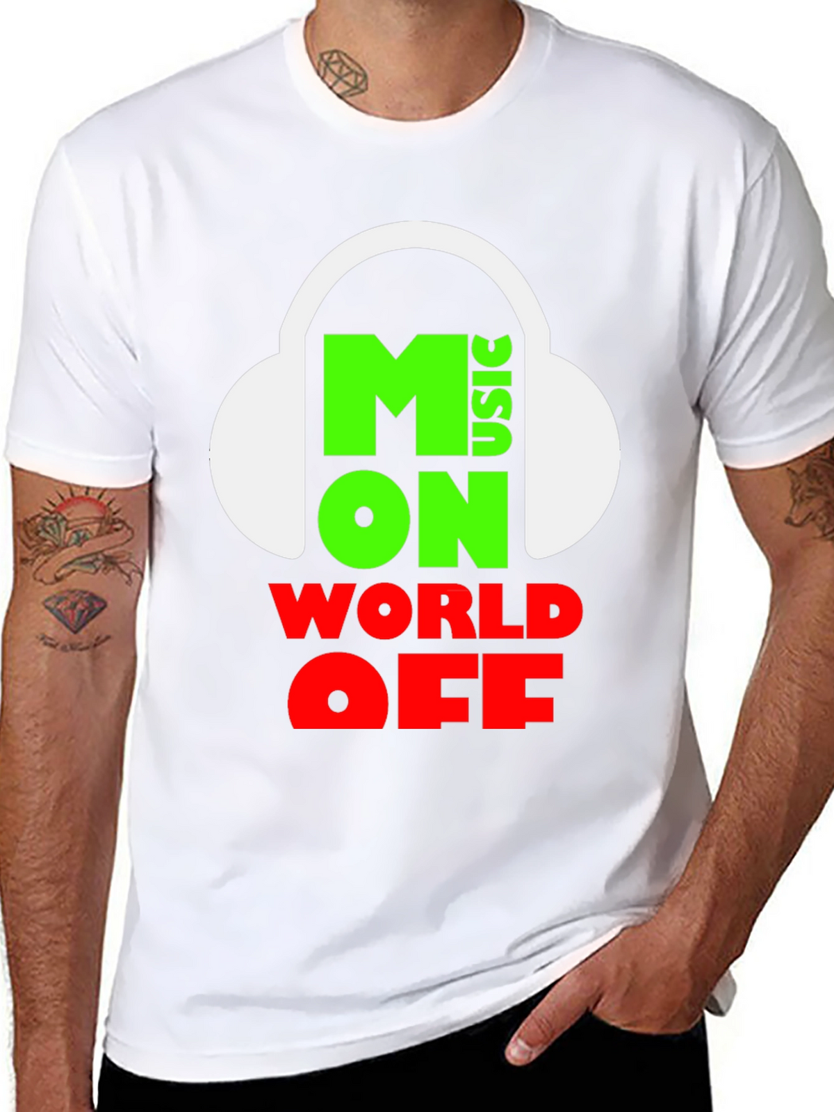 Moon Music World Off T-Shirt