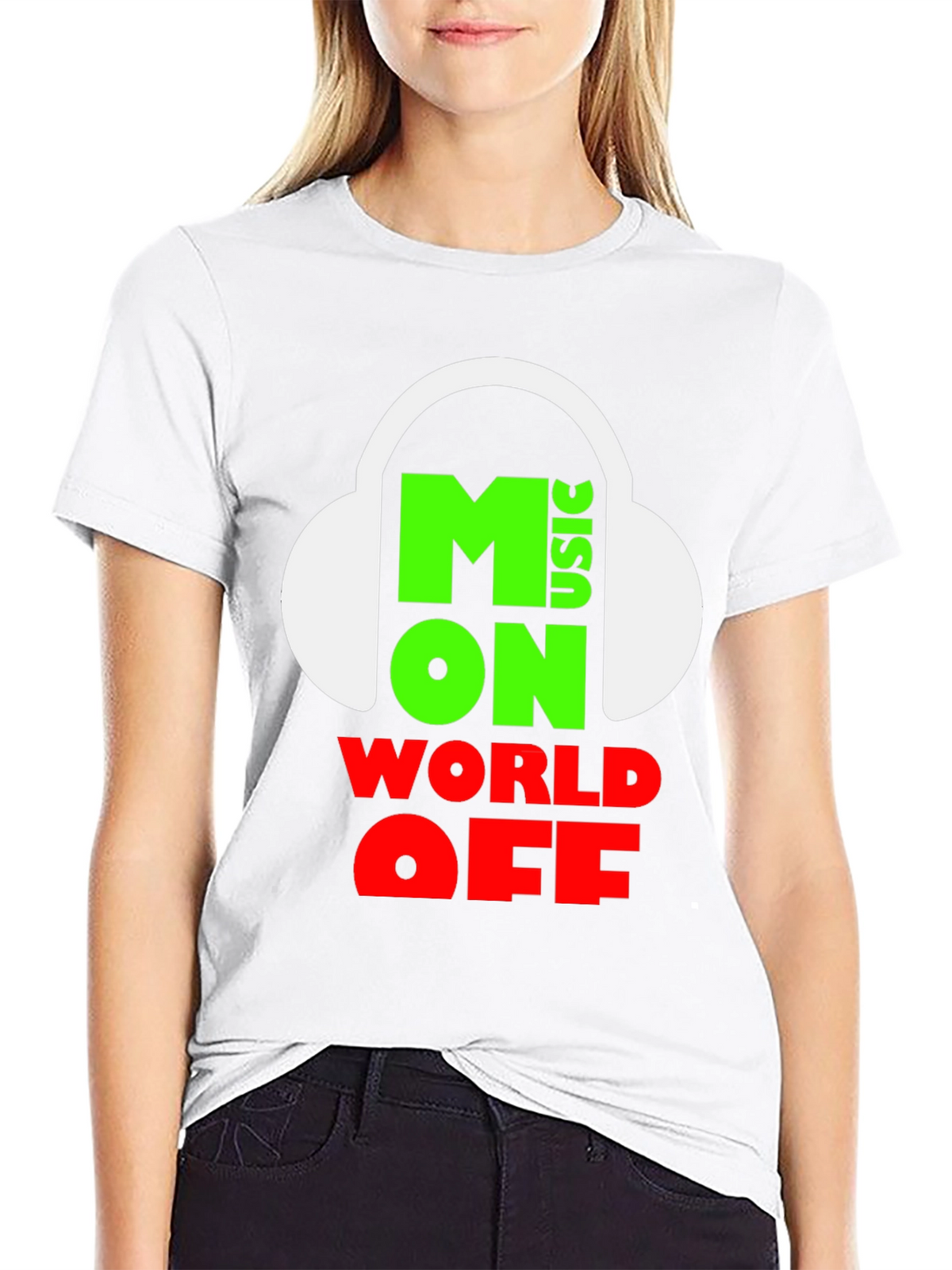 Moon Music World Off T-Shirt