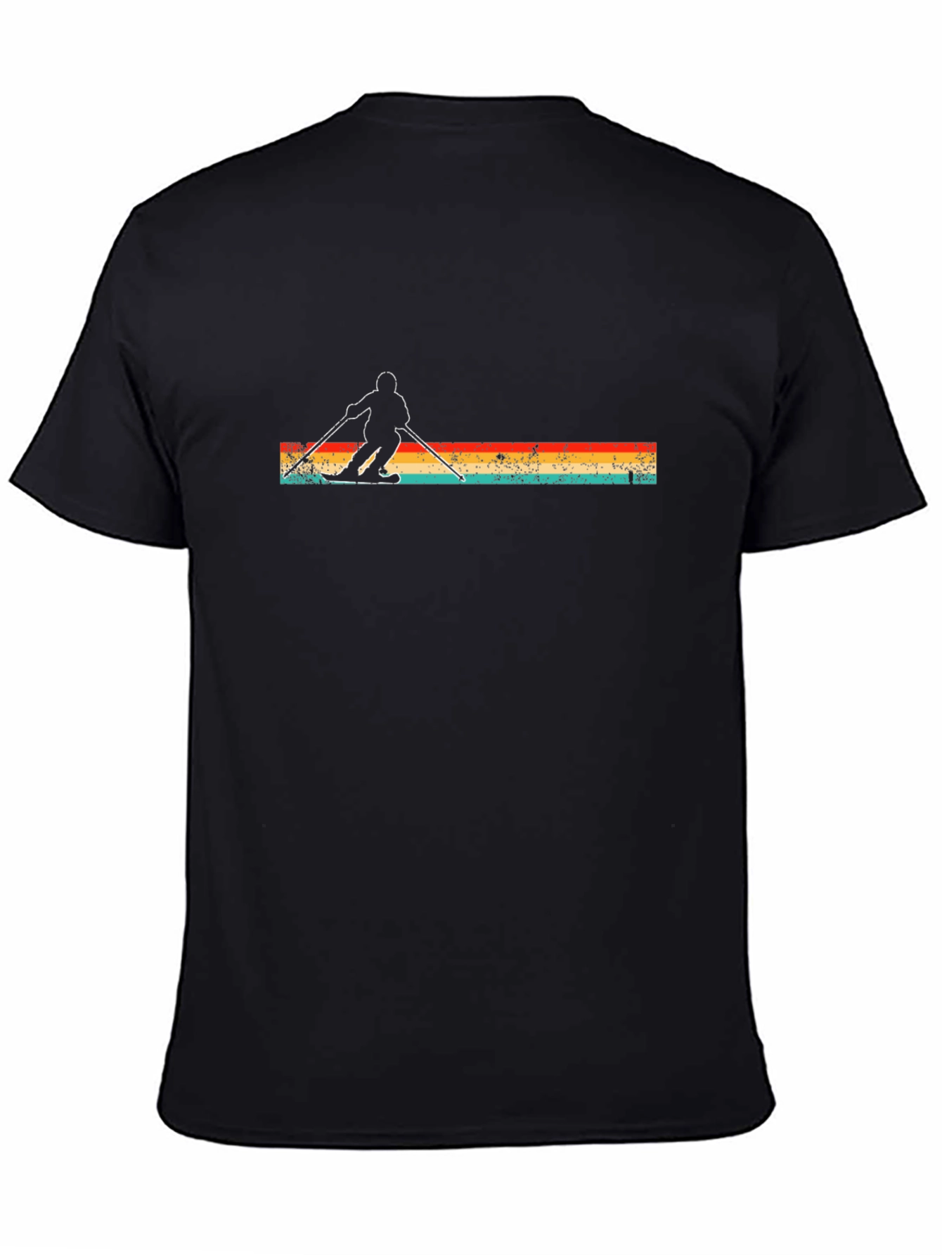 Retro Ski T-Shirt - Stylish Winter Sports Apparel