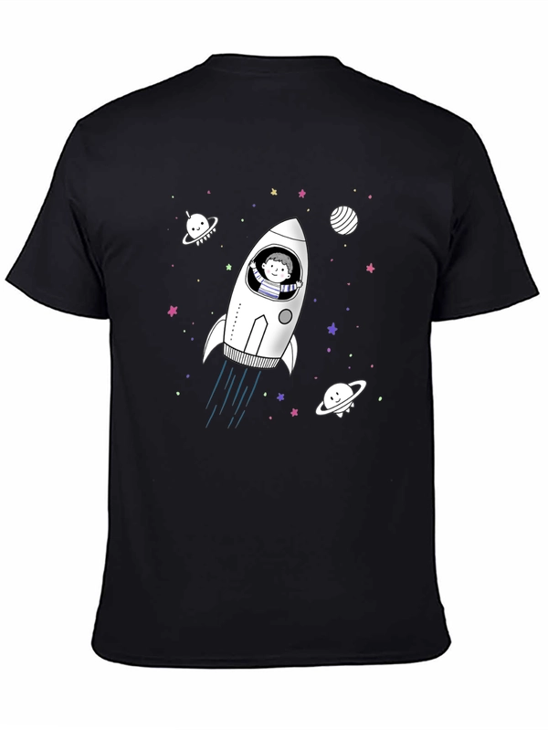 Space Rocket T-Shirt - Fun Unique Design