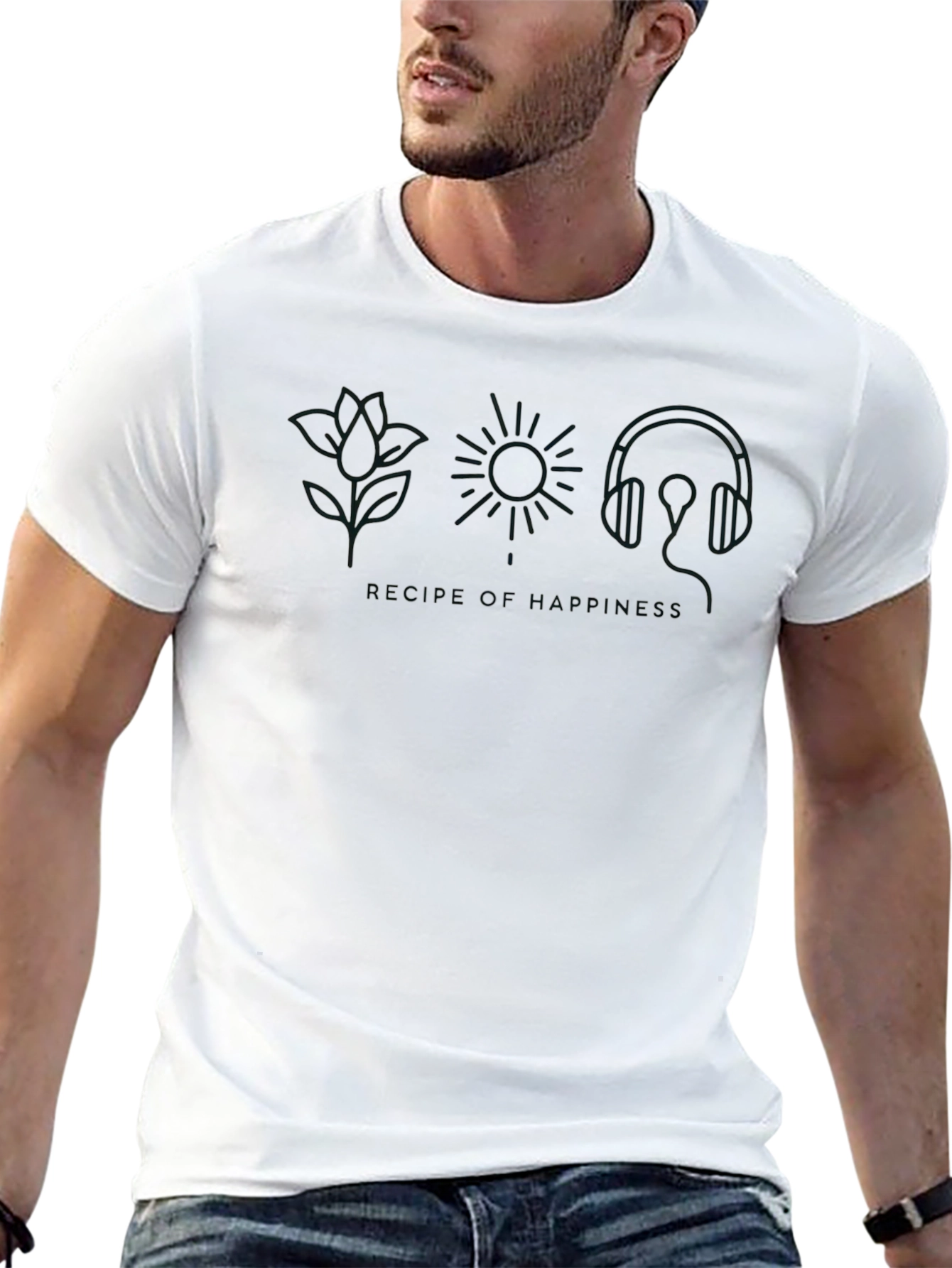 Recipe of Happiness Graphic T-Shirt