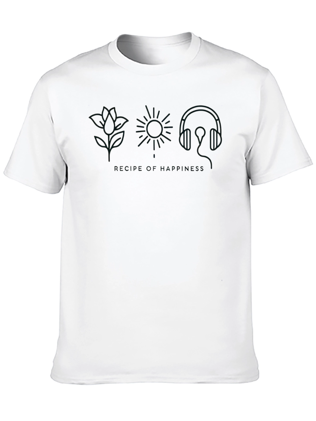 Recipe of Happiness Graphic T-Shirt