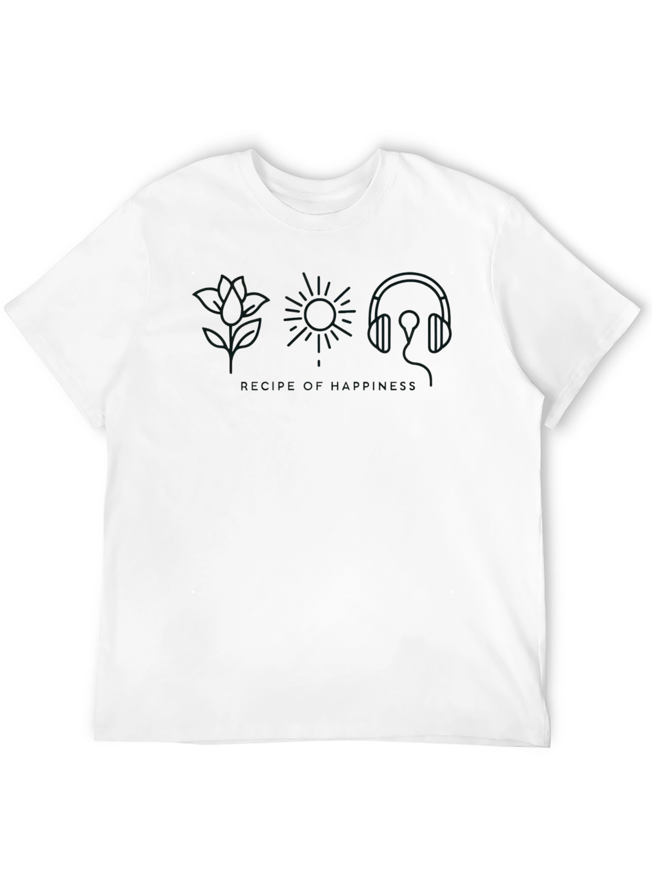 Recipe of Happiness Graphic T-Shirt