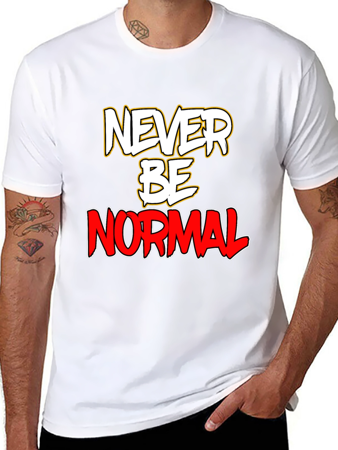Never Be Normal Graphic T-Shirt
