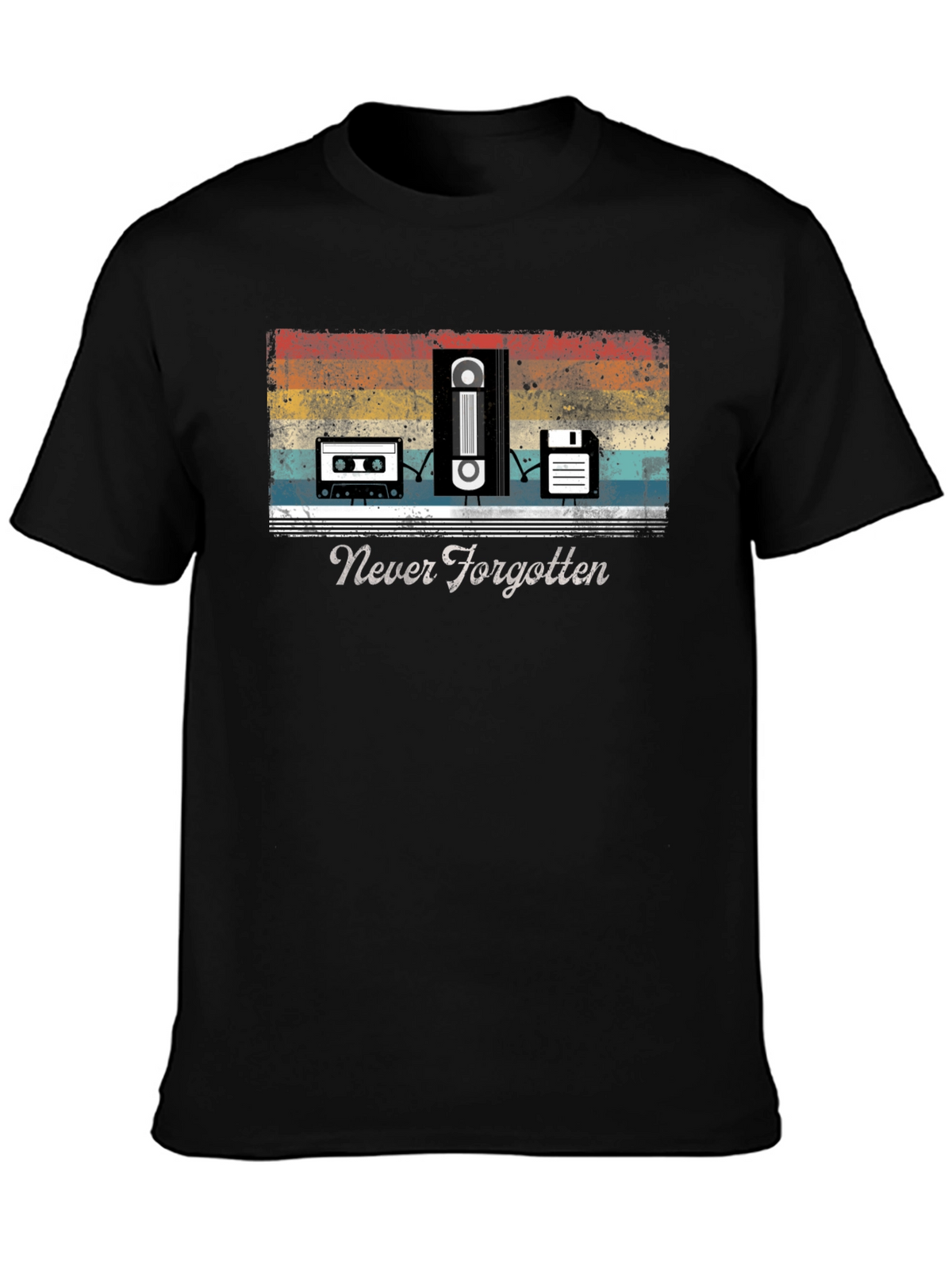 Retro Media T-Shirt - Never Forgotten
