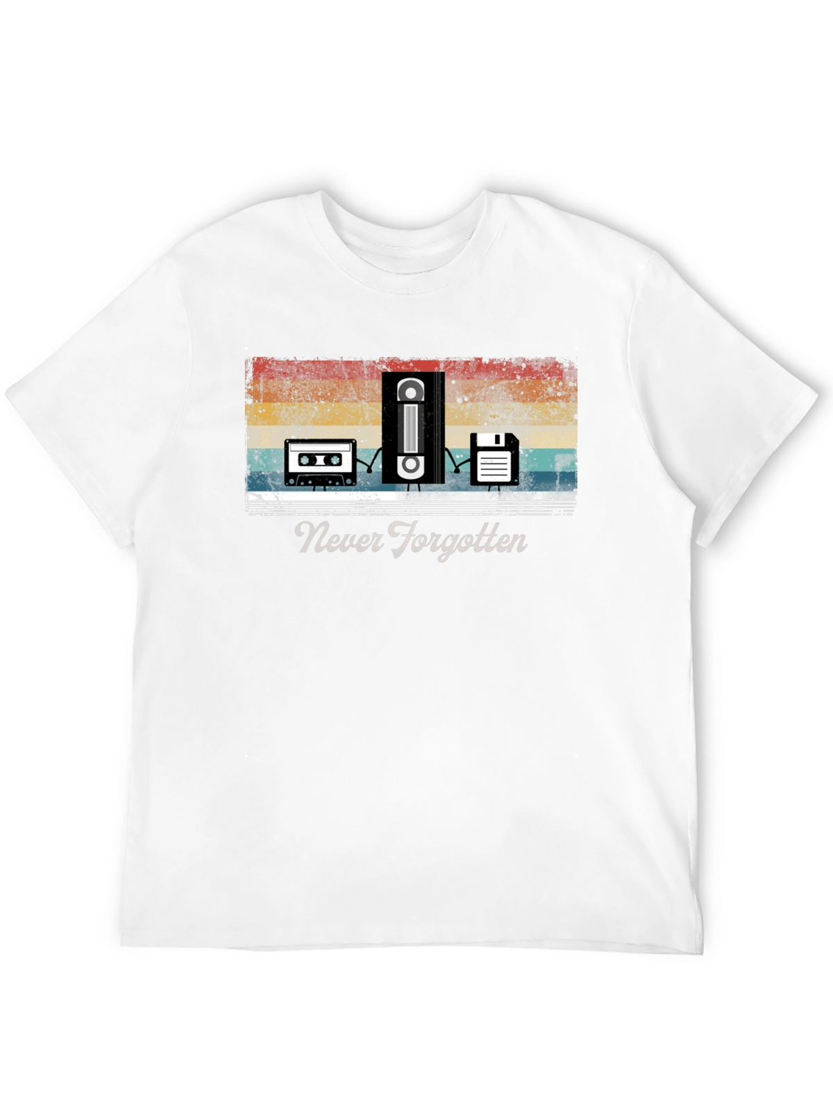Retro Media T-Shirt - Never Forgotten