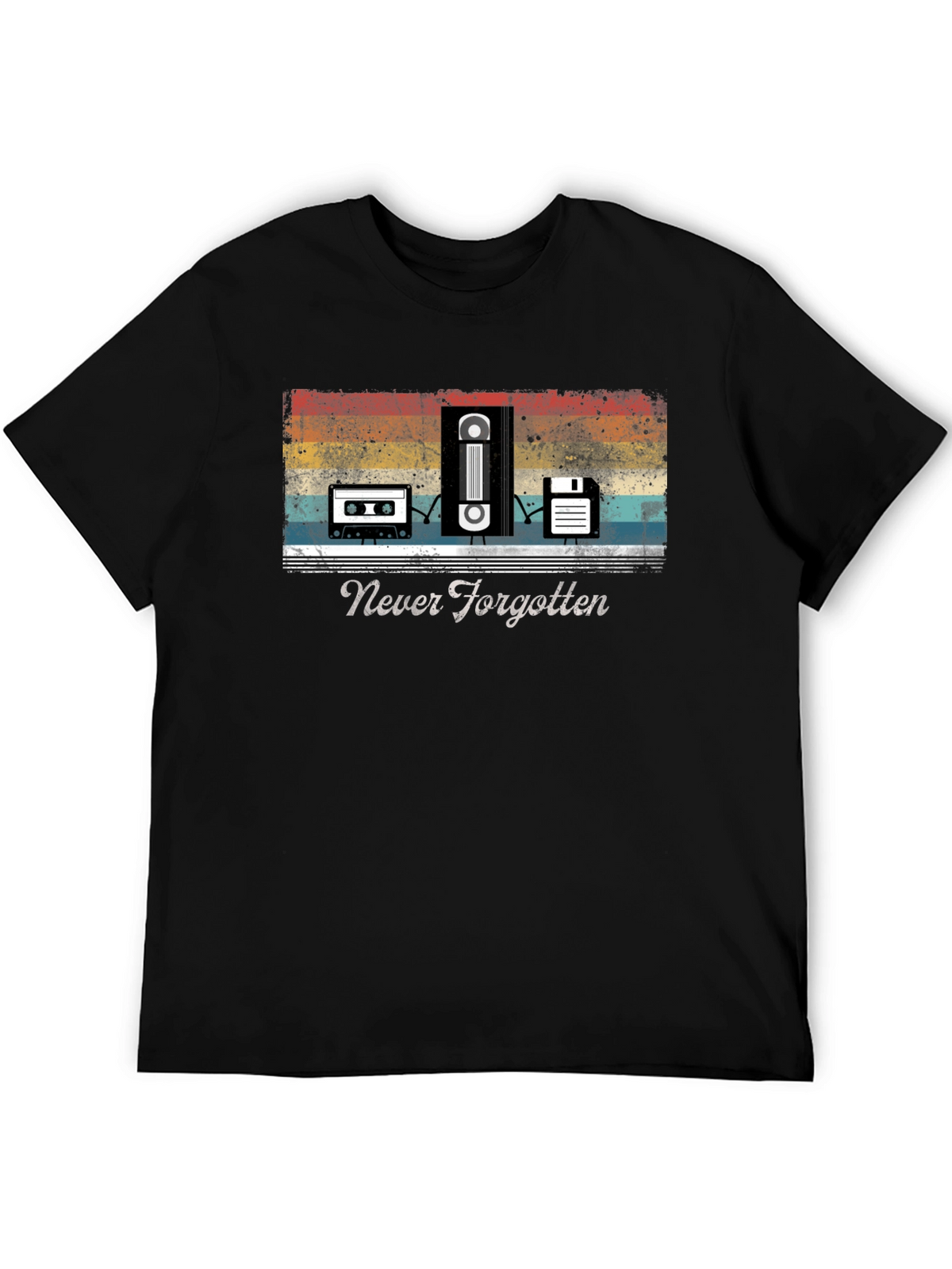 Retro Media T-Shirt - Never Forgotten
