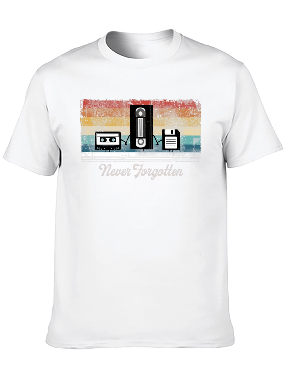Retro Media T-Shirt - Never Forgotten