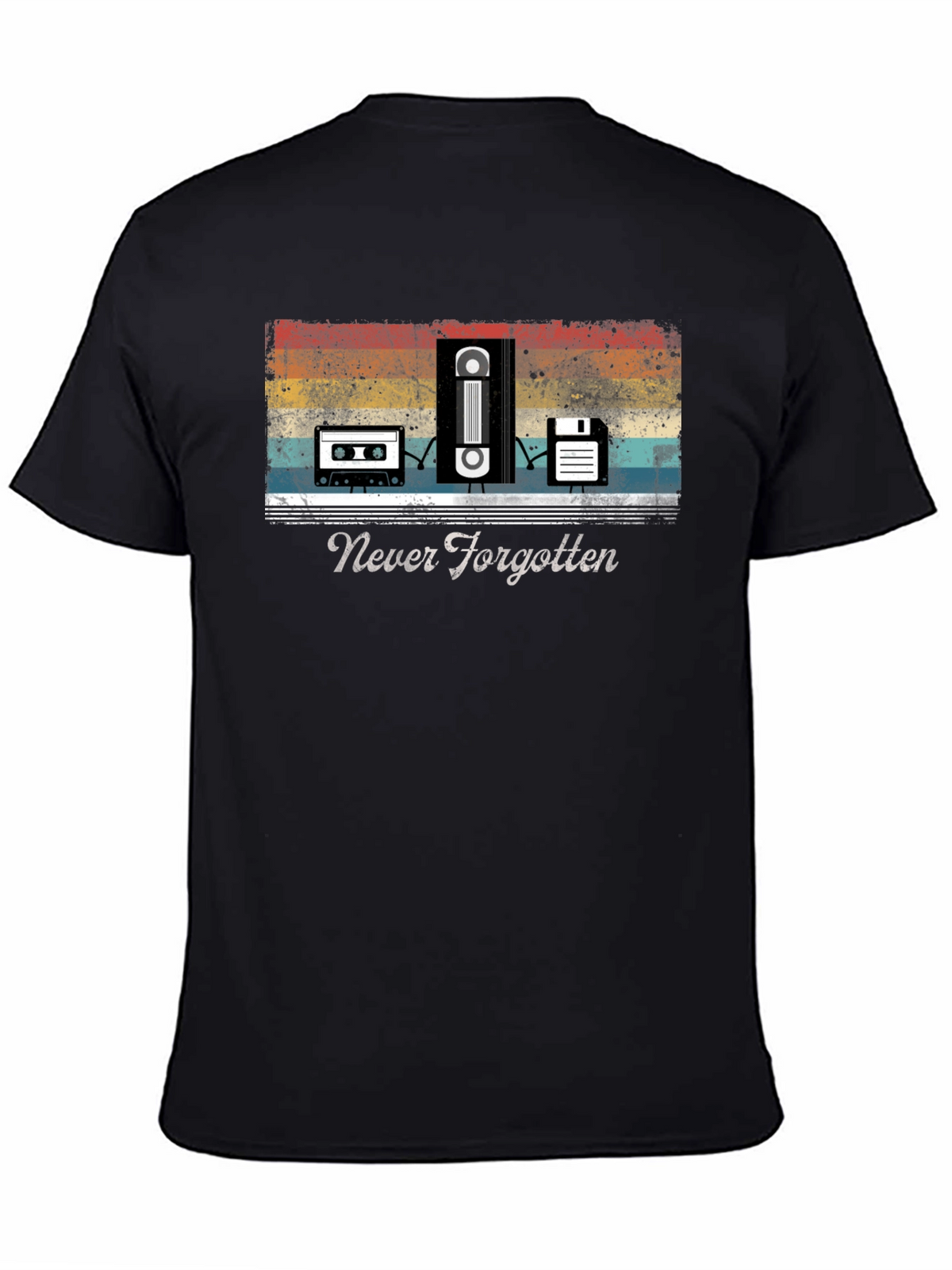 Retro Media T-Shirt - Never Forgotten