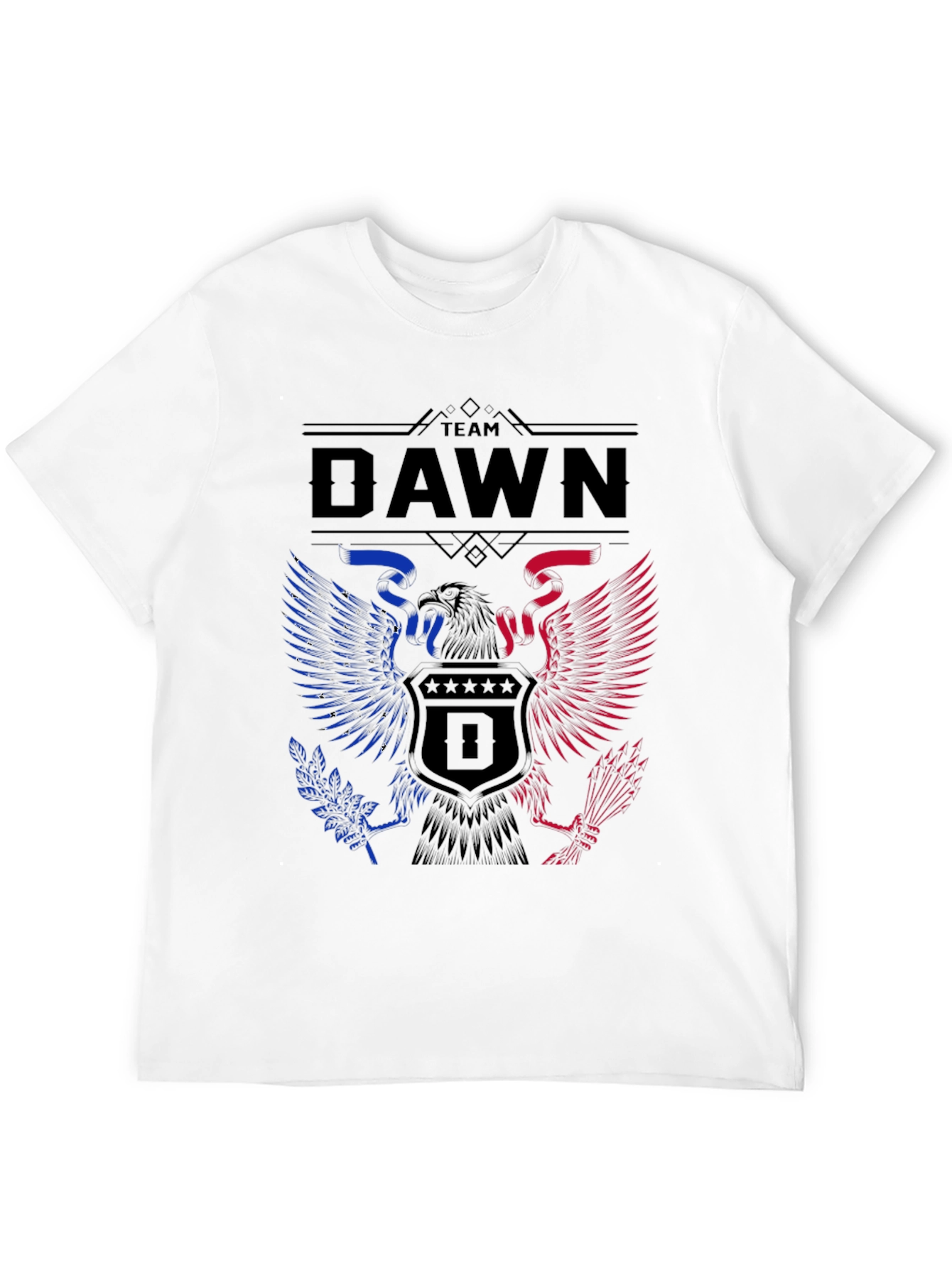Team Dawn Graphic T-Shirt - Patriotic Eagle Design