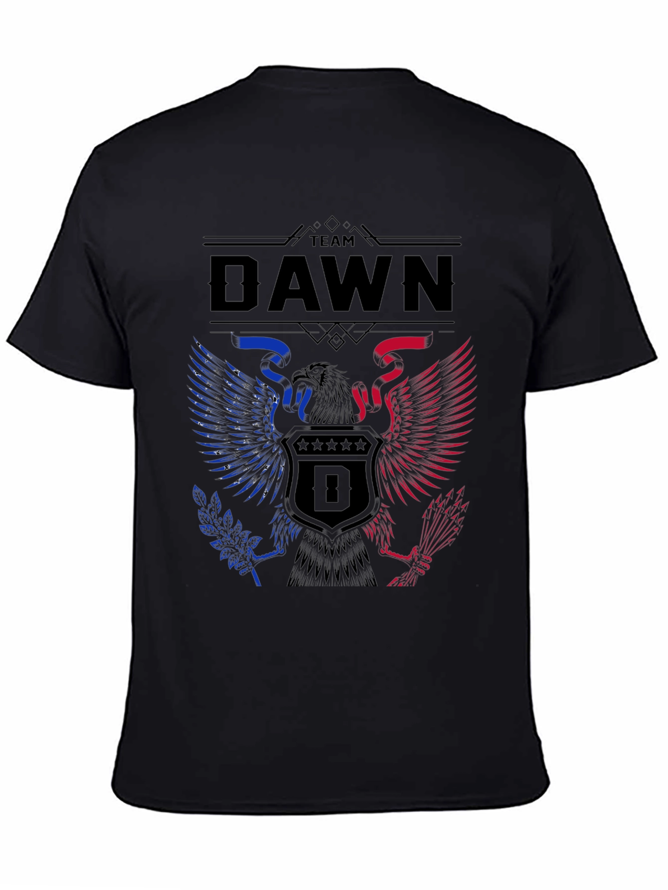 Team Dawn Graphic T-Shirt - Patriotic Eagle Design