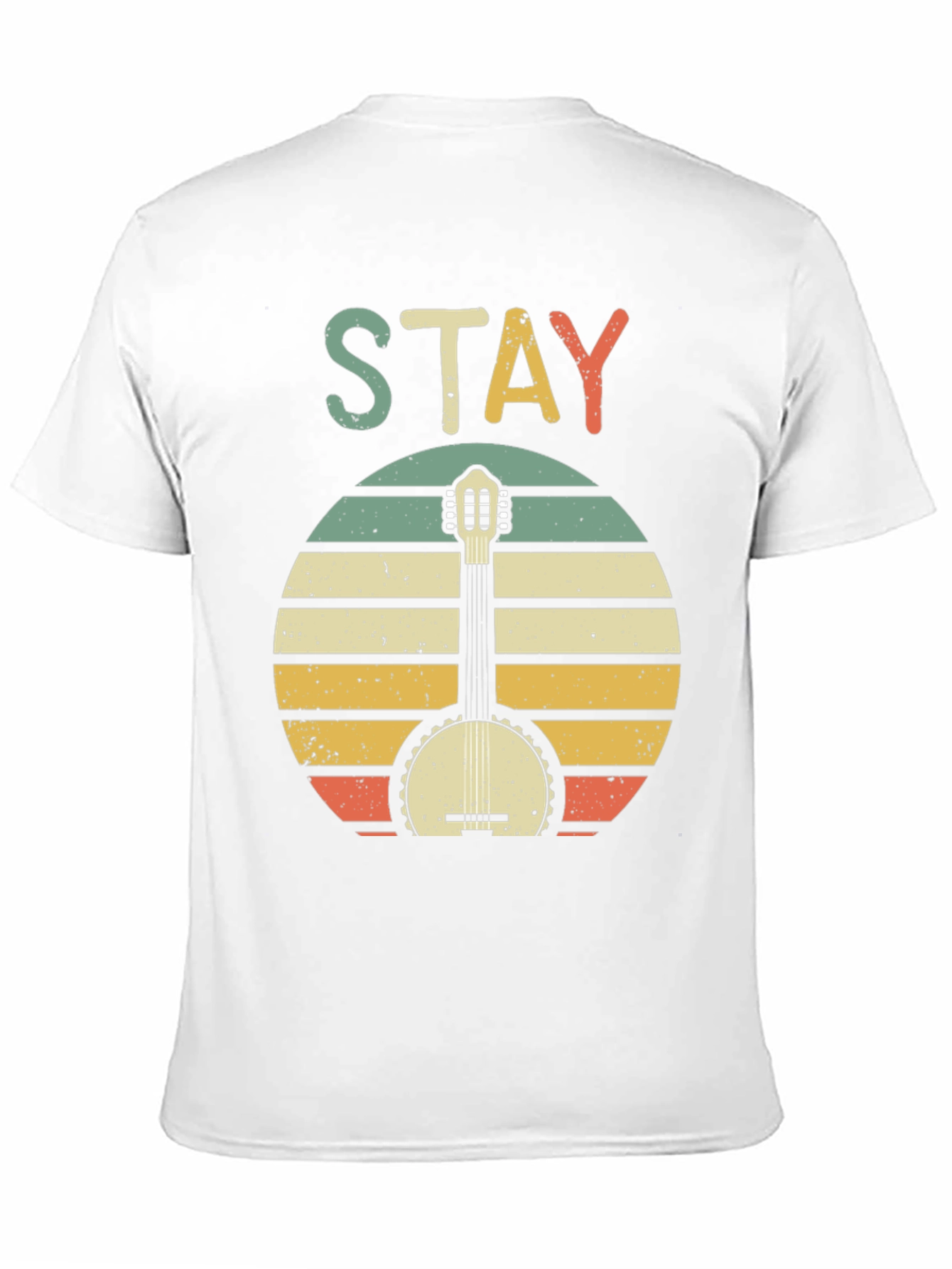 Stay Banjo Sunset Graphic Tee - Retro Style