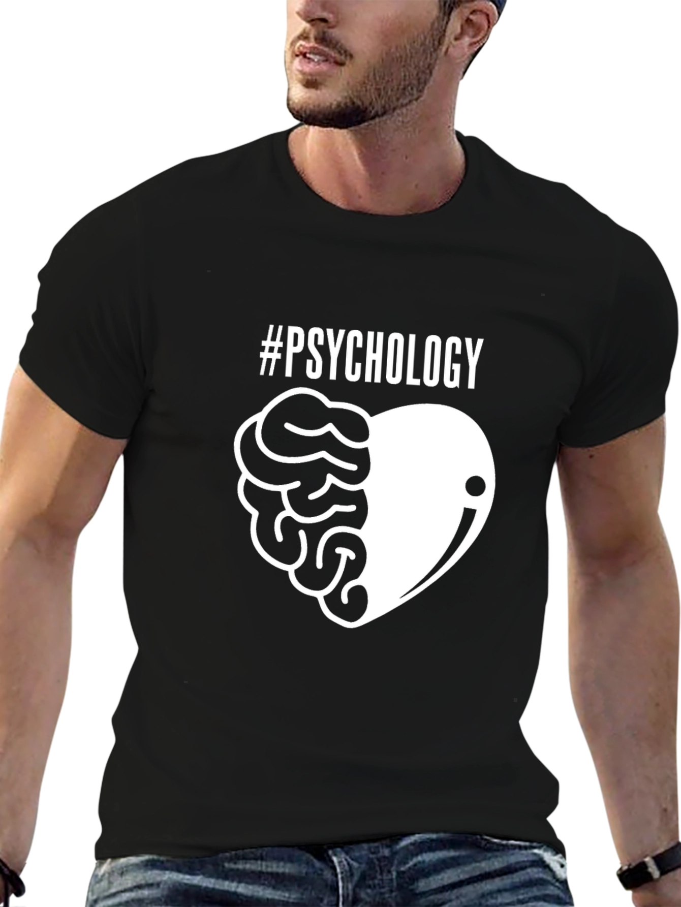 Psychology Brain & Heart T-Shirt