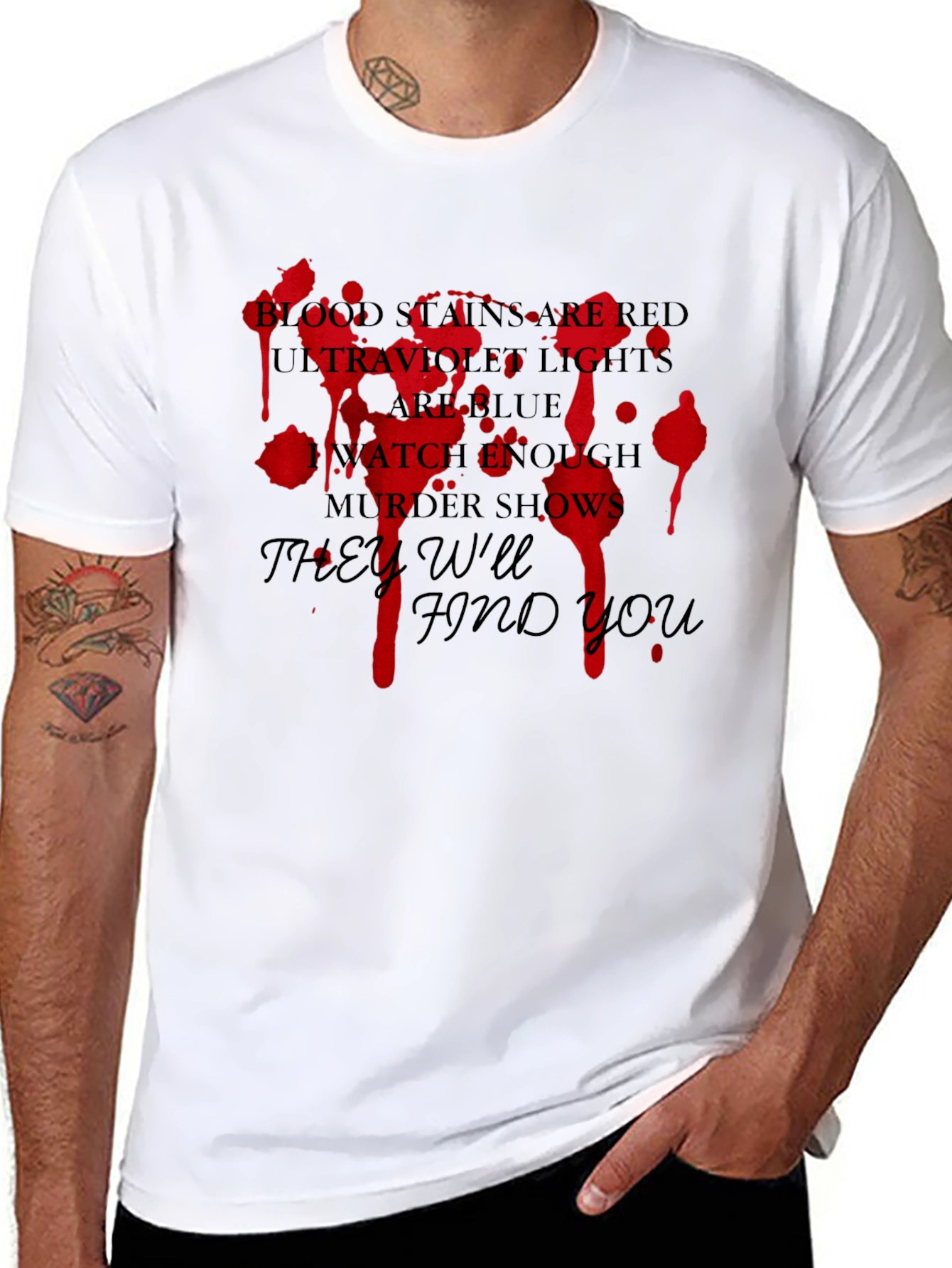 Blood Stains Murder Show T-Shirt