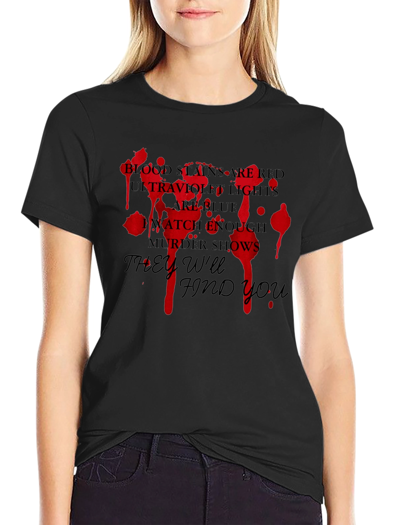 Blood Stains Murder Show T-Shirt