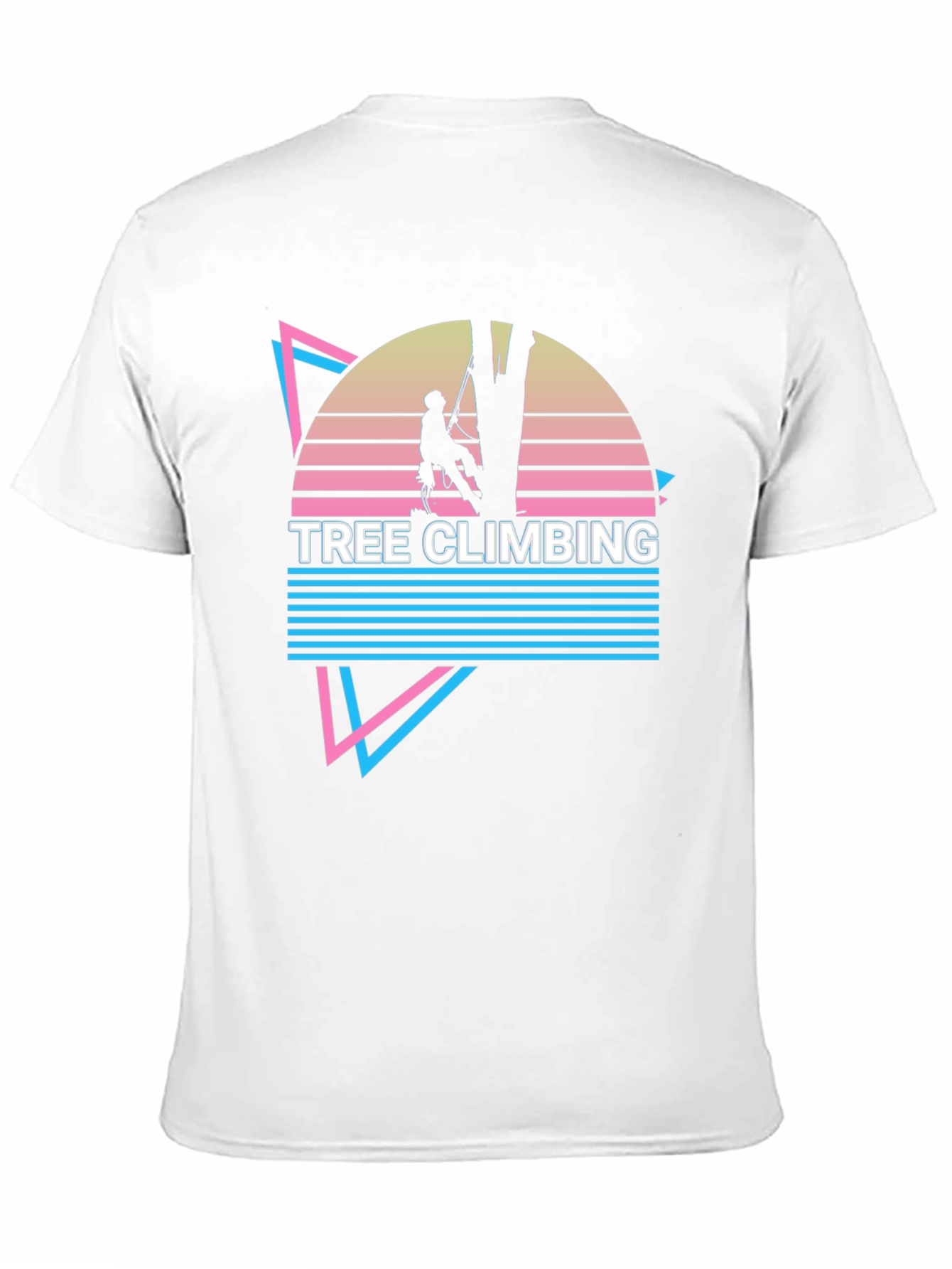 Retro Tree Climbing Graphic T-Shirt