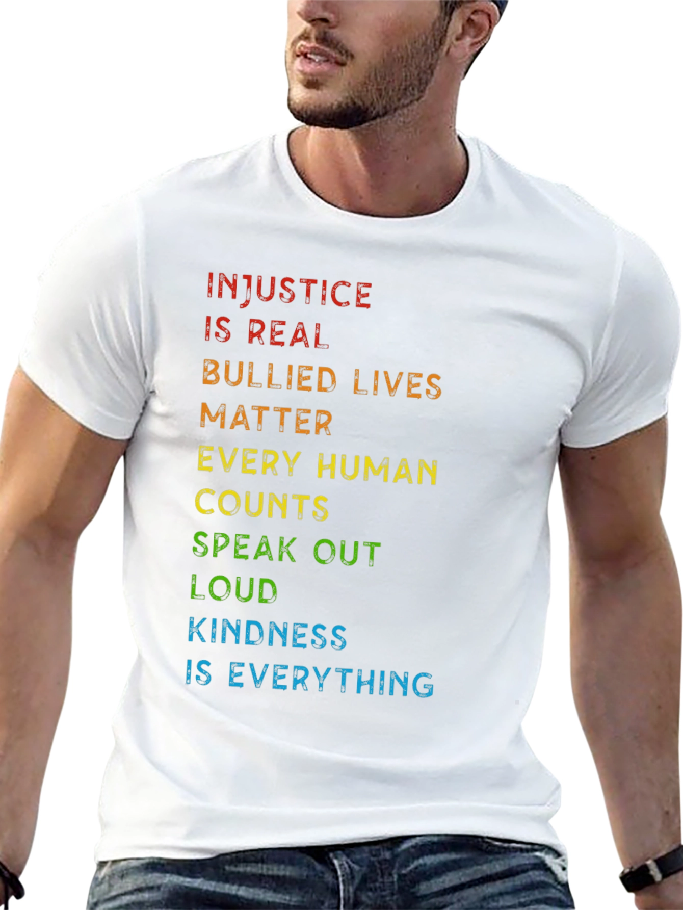 Injustice Is Real Graphic Tee - Black
