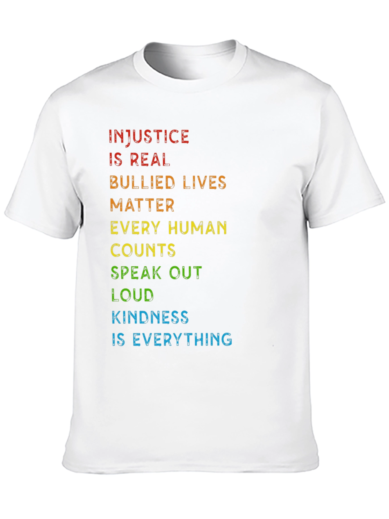 Injustice Is Real Graphic Tee - Black