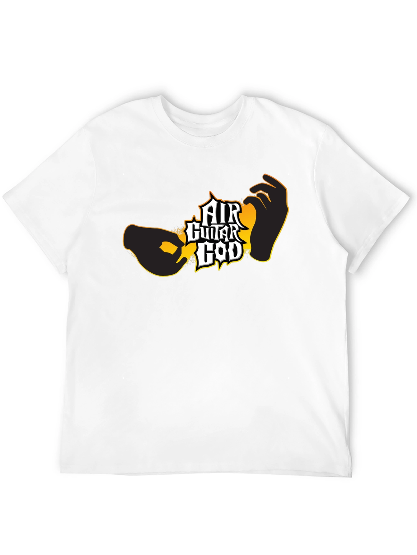 Air Guitar God Black T-Shirt
