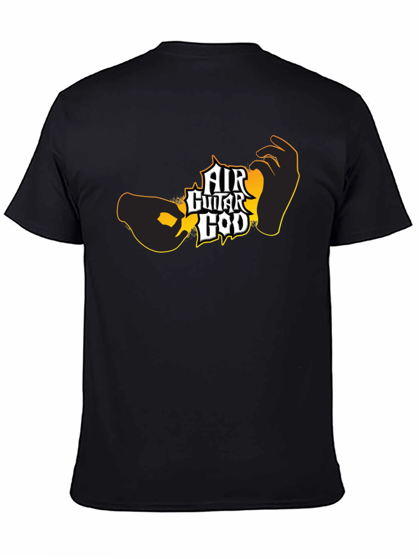 Air Guitar God Black T-Shirt