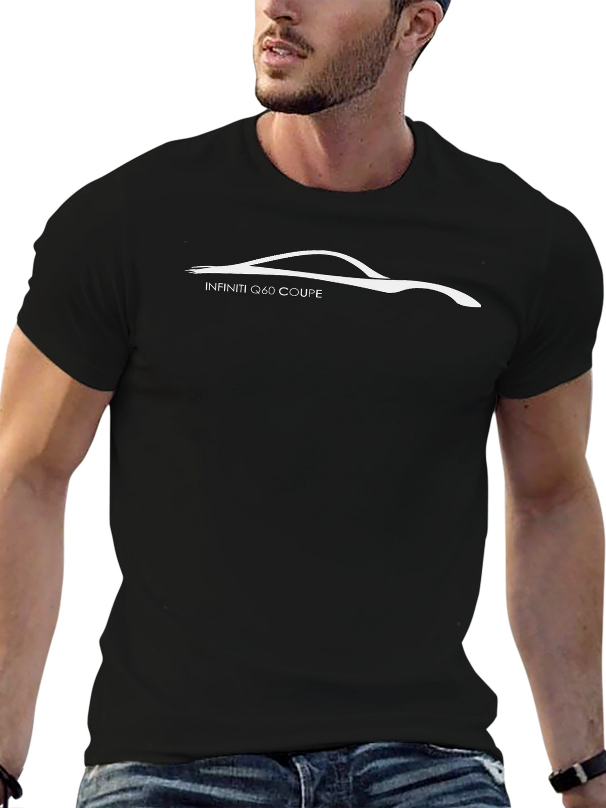 Infiniti Q60 Coupe Silhouette Graphic Tee - Black