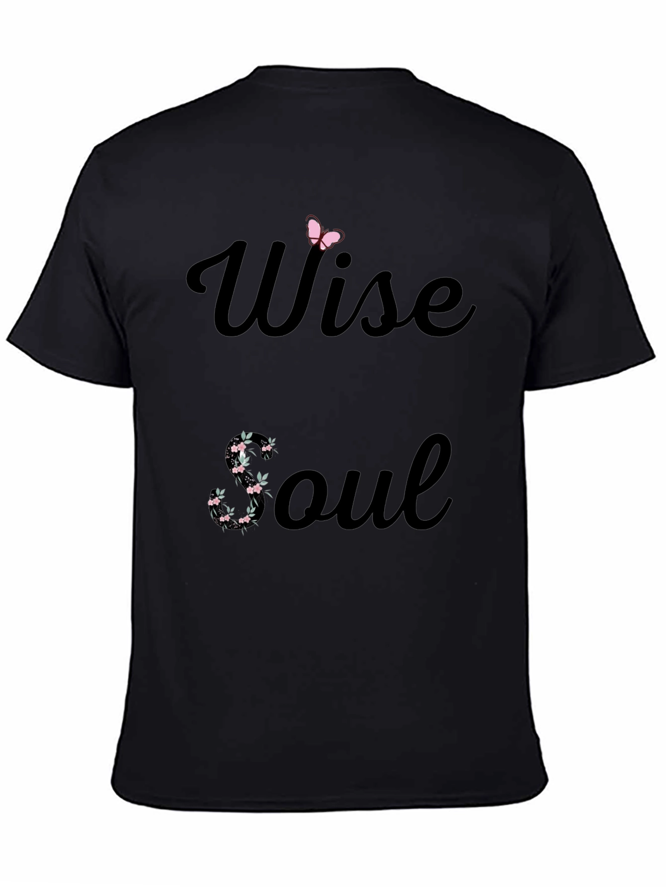 Wise Soul Graphic Tee - Stylish Black T-Shirt