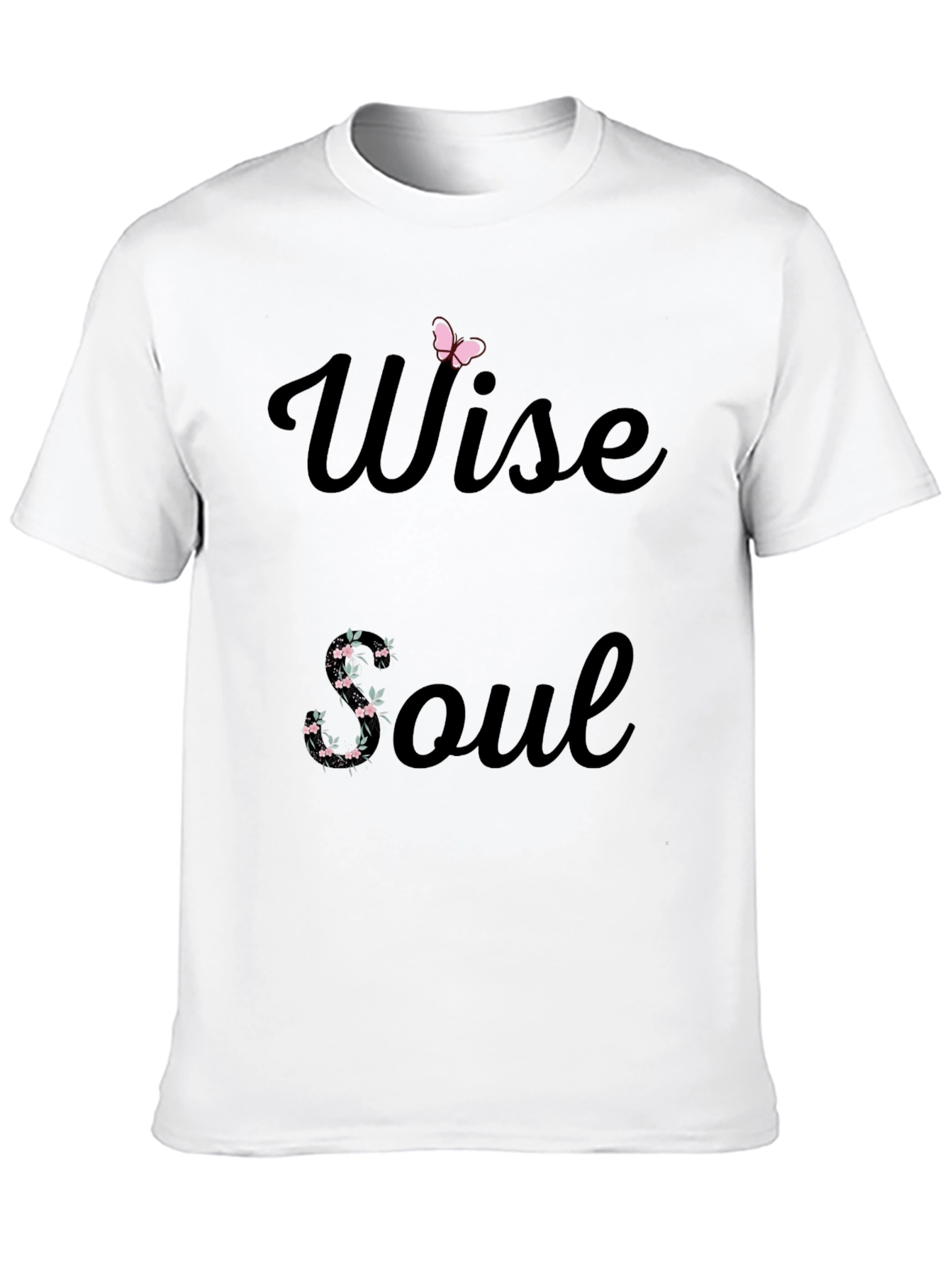 Wise Soul Graphic Tee - Stylish Black T-Shirt
