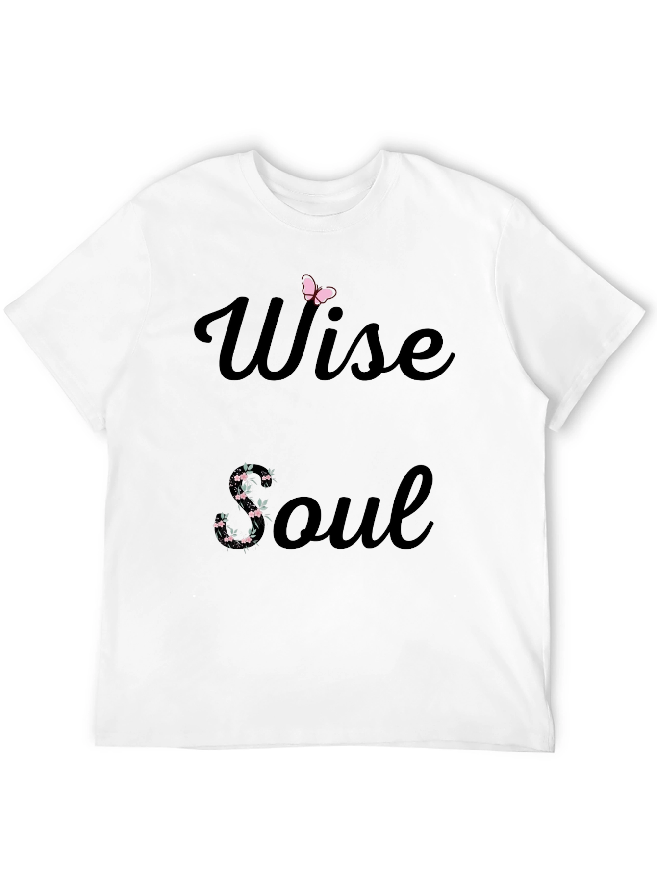 Wise Soul Graphic Tee - Stylish Black T-Shirt