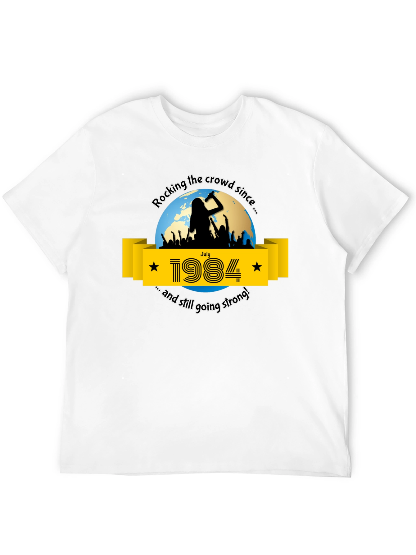 Rocking Since 1984 T-Shirt - Classic Retro Concert Tee