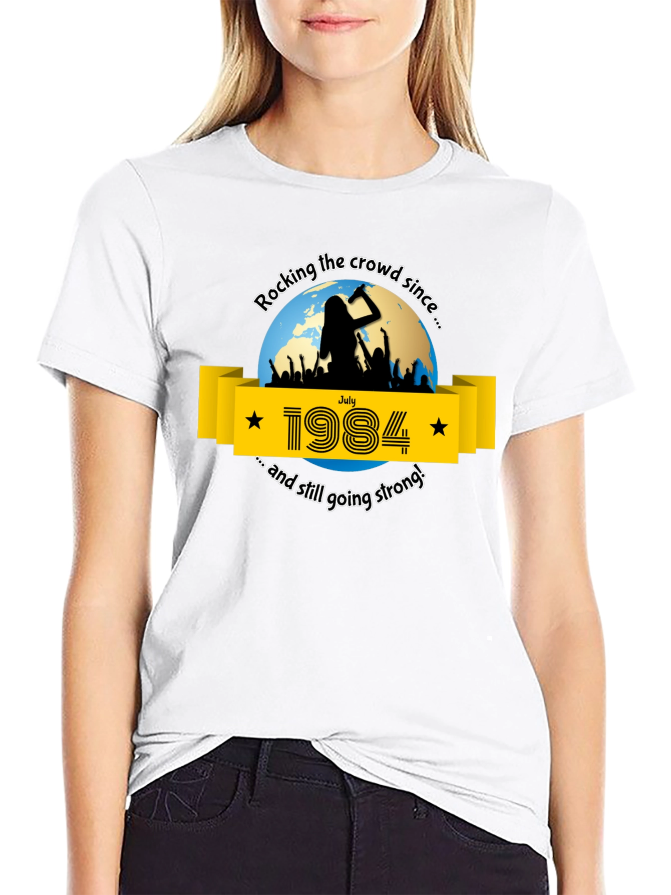 Rocking Since 1984 T-Shirt - Classic Retro Concert Tee
