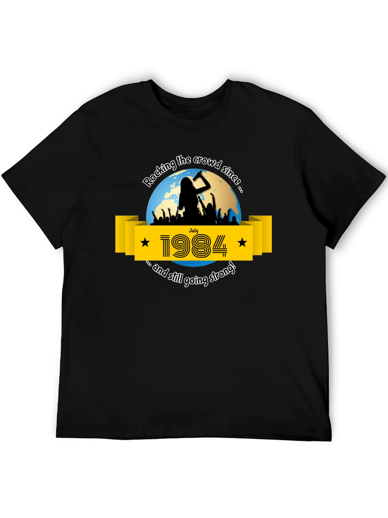 Rocking Since 1984 T-Shirt - Classic Retro Concert Tee