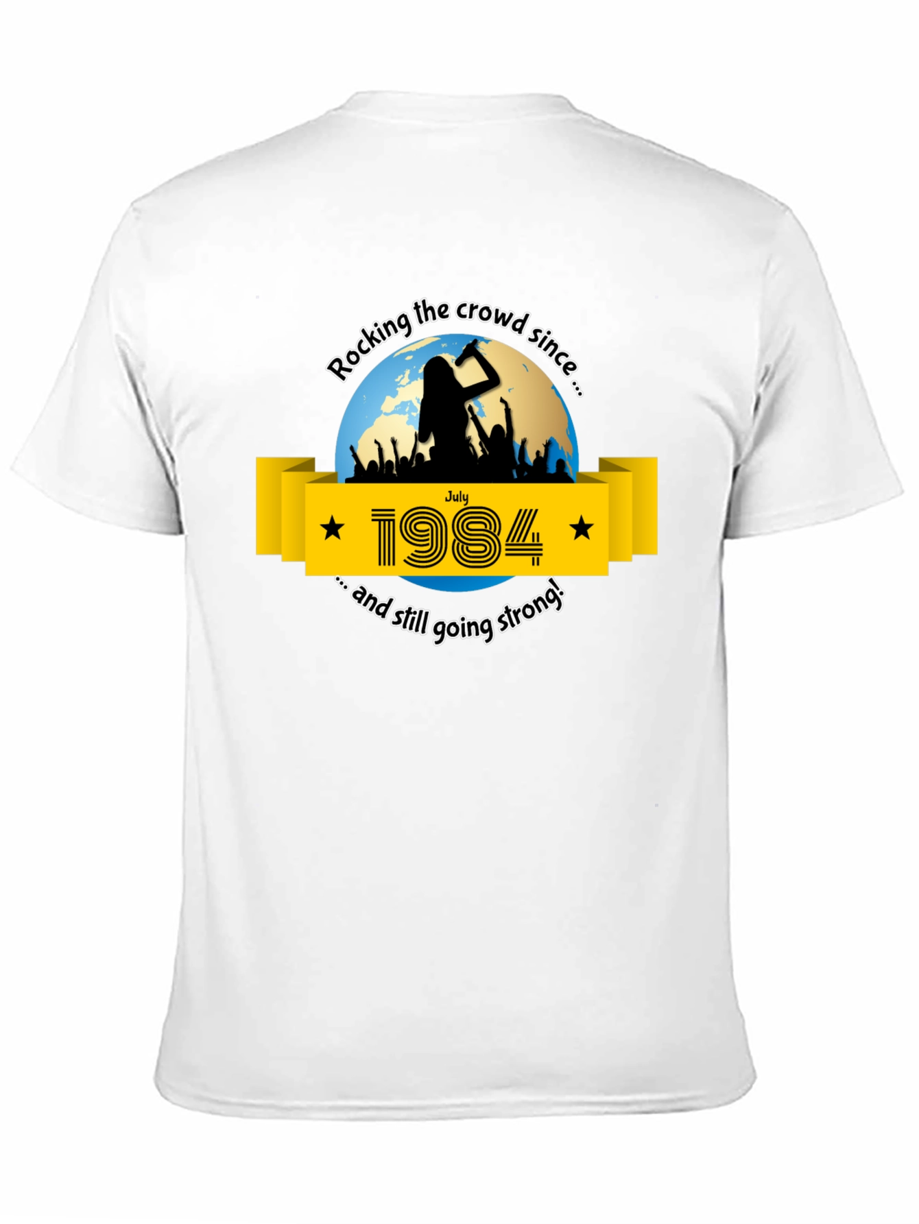 Rocking Since 1984 T-Shirt - Classic Retro Concert Tee