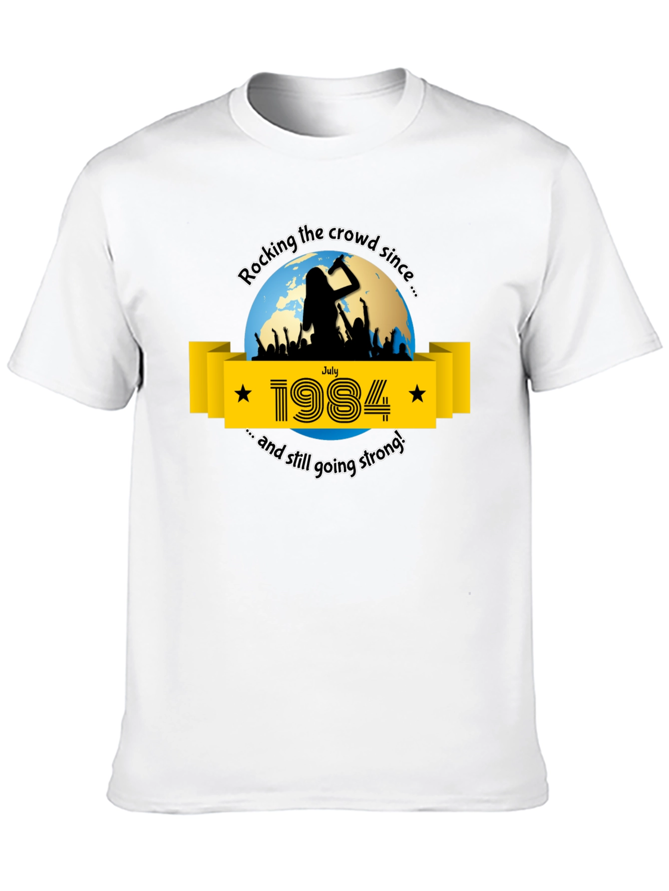 Rocking Since 1984 T-Shirt - Classic Retro Concert Tee