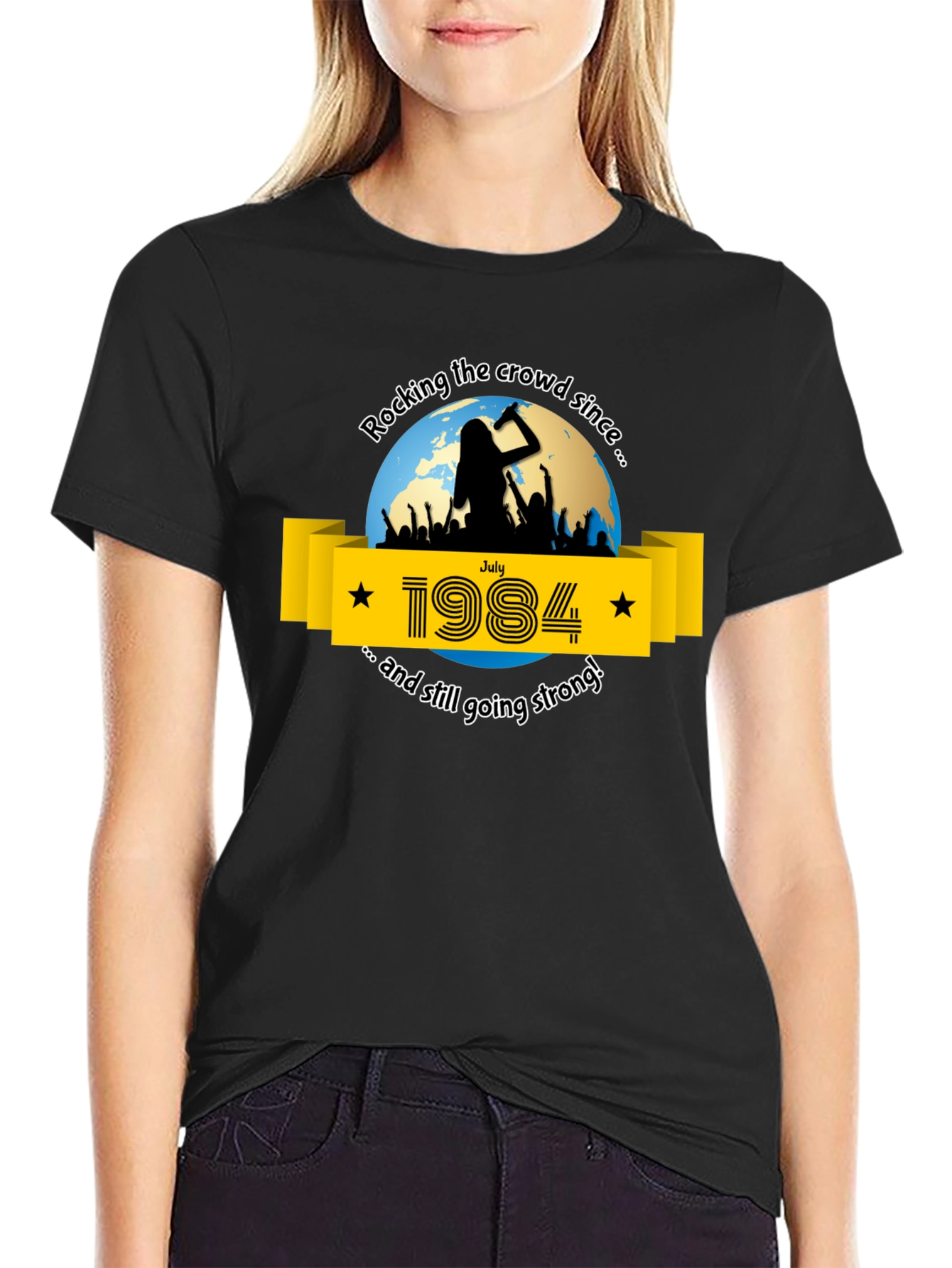 Rocking Since 1984 T-Shirt - Classic Retro Concert Tee