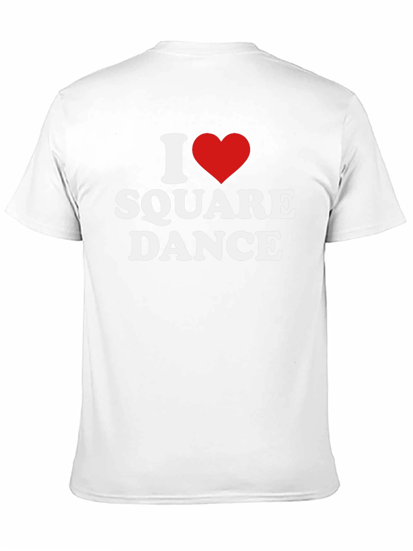 I Heart Square Dance Black T-Shirt