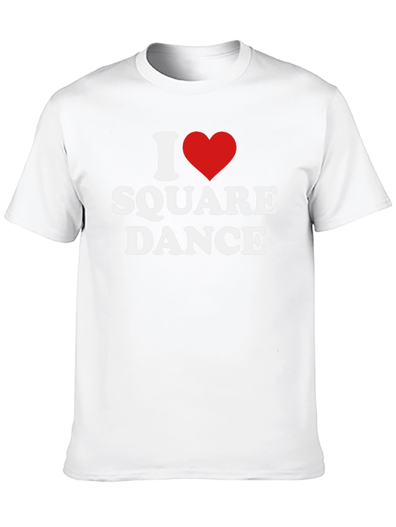 I Heart Square Dance Black T-Shirt