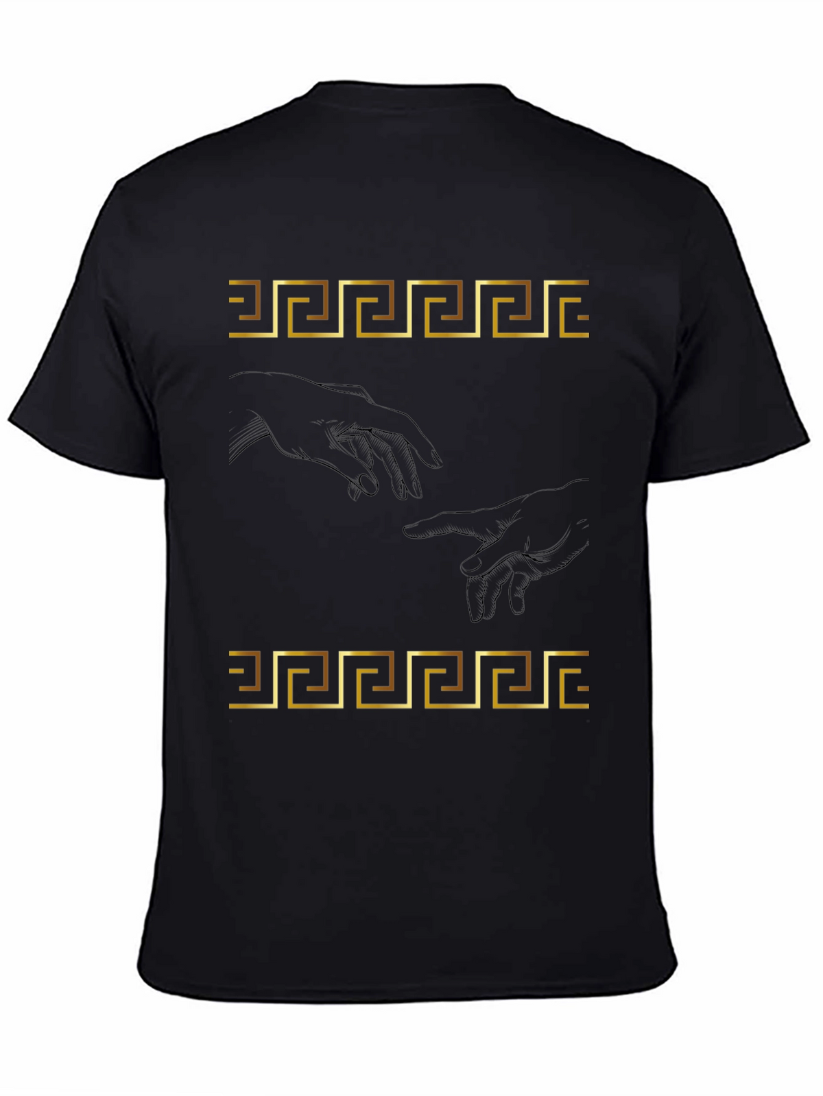 Creation of Adam T-Shirt - Greek Key Art