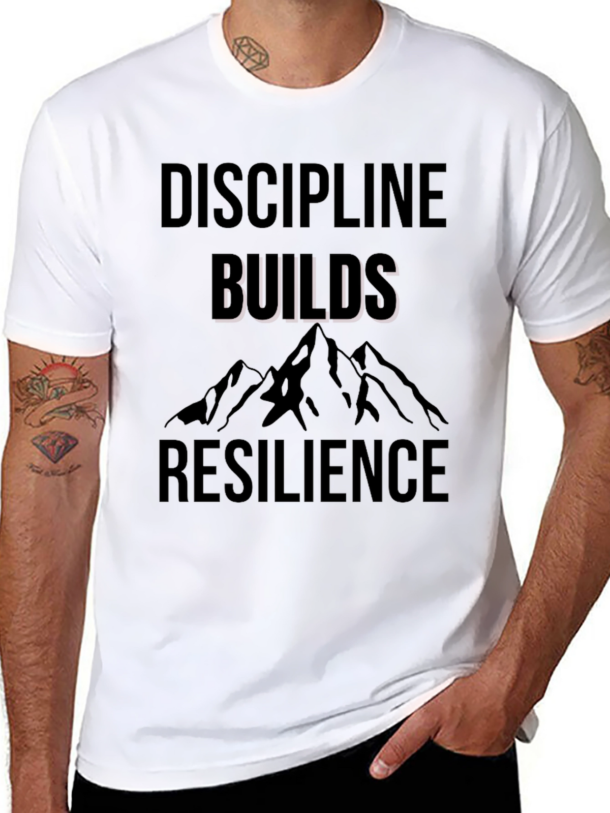 Discipline Builds Resilience Graphic Tee