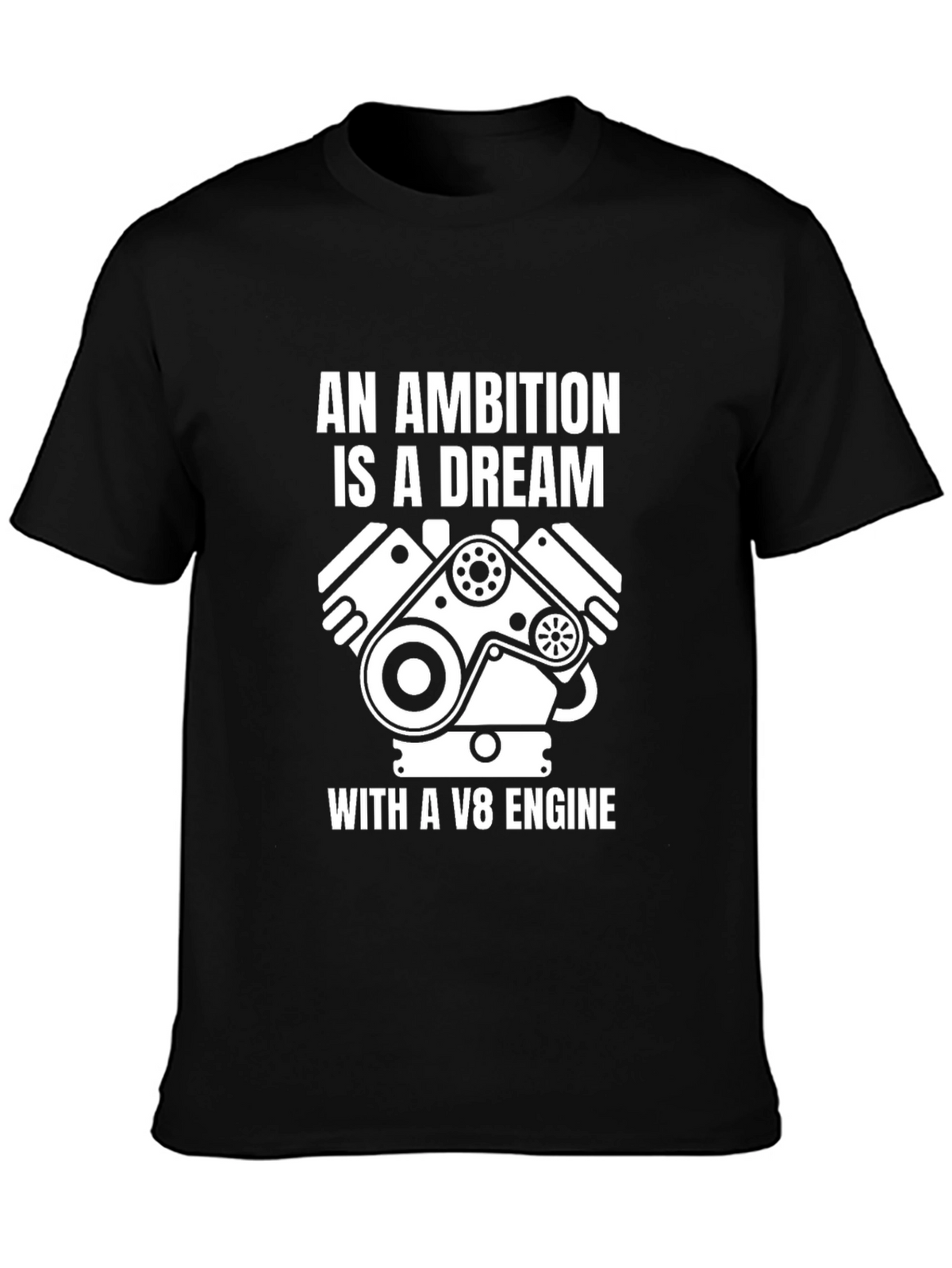 Ambition V8 Engine Graphic T-Shirt
