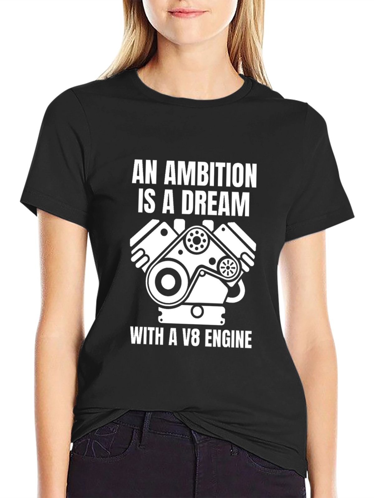 Ambition V8 Engine Graphic T-Shirt