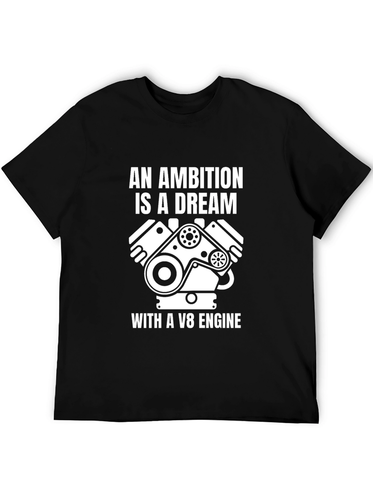 Ambition V8 Engine Graphic T-Shirt